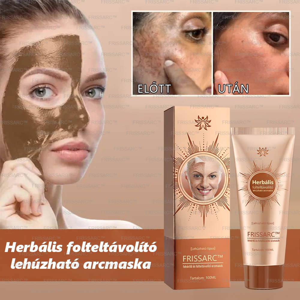 💟💟 FRISSARC™ fehérítő és folteltávolító arcmaszk